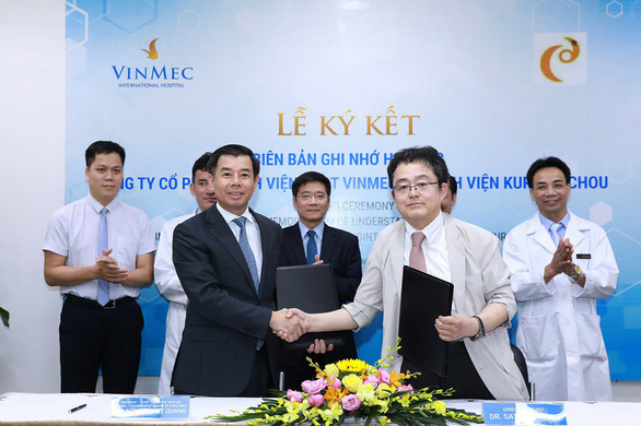 Nhật chuyển giao công nghệ điều trị ung thư gan cho Bệnh viện Vinmec
